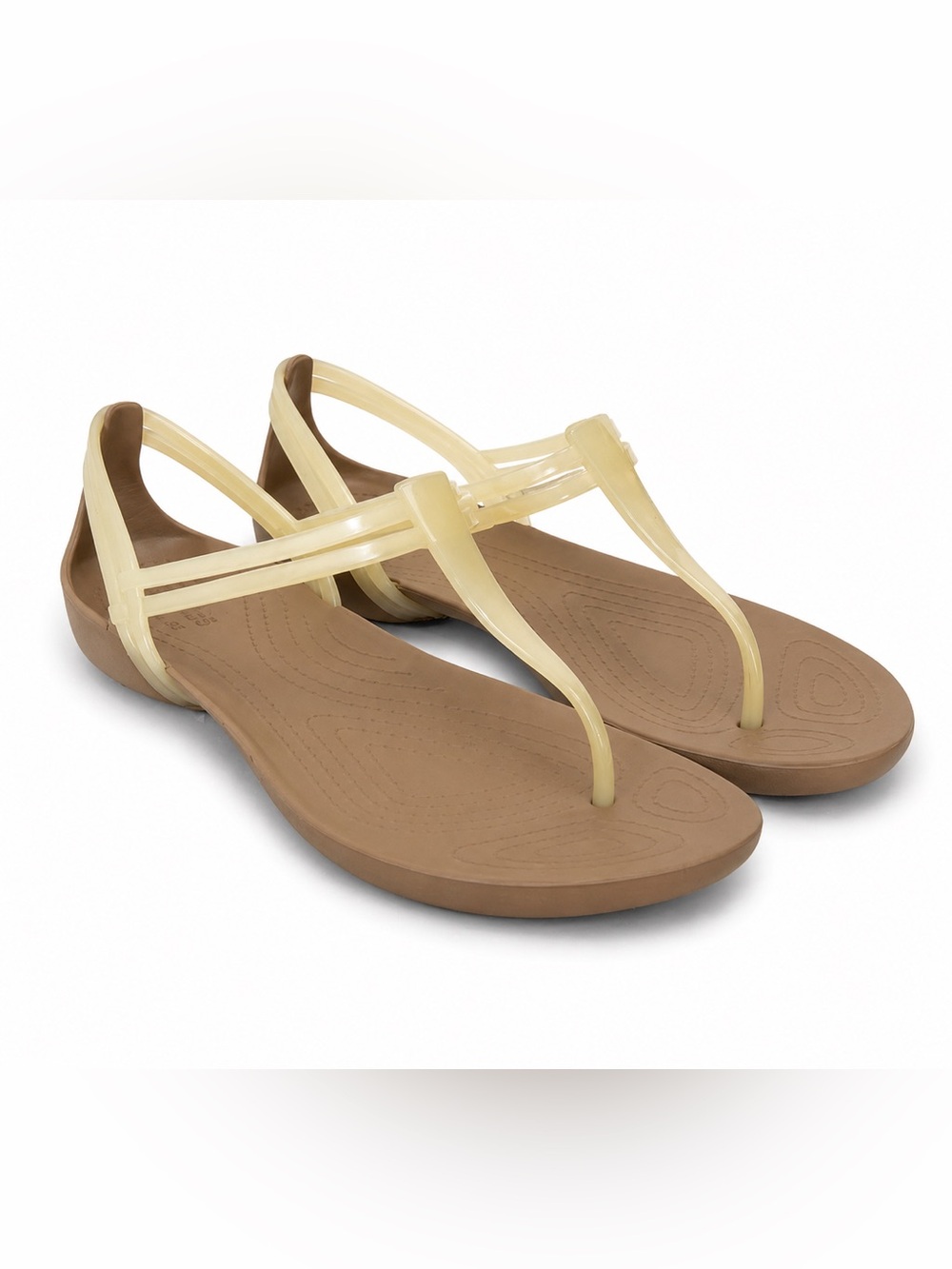 Crocs Isabella T-Strap Jelly Comfort Sandals - Size 8